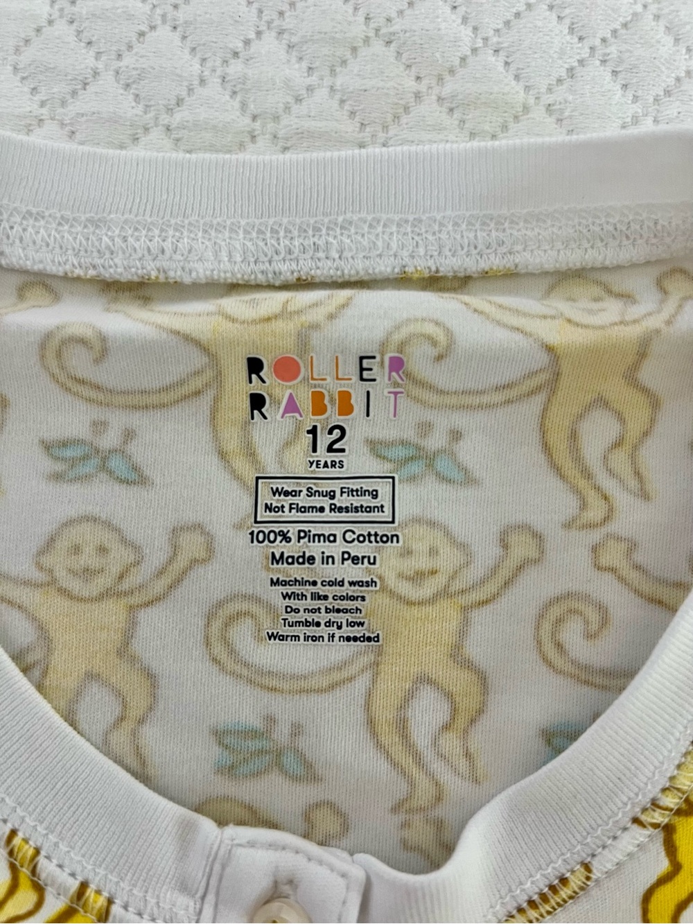 Roller Rabbit Monkey PJs - Picture 4 of 4